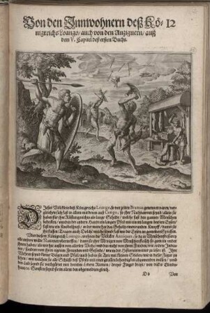 Von den Innwohnern deß Königreichs Loango, auch von den Anziguern, auß dem V. Capitel deß ersten Buchs