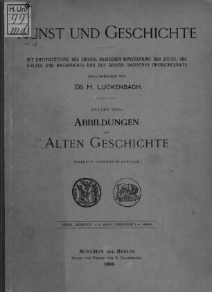 Kunst und Geschichte, 1. Abbildungen zur Alten Geschichte