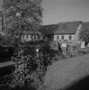 Weimar. Goethes Hausgarten am Wohnhaus