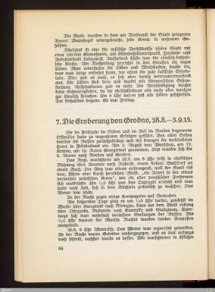 7. Die Eroberung von Grodno