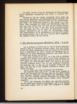 7. Die Eroberung von Grodno