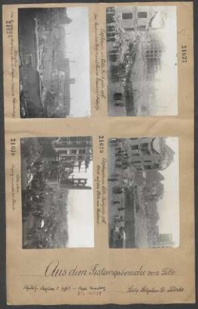 Explosion in Lille Frühjahr 1916, Eingang zur zerstörten Fabrik