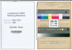 Entnazifizierung Geza Spindler , geb. 06.03.1898 (Monteur)