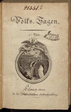 Theil 4: Volks-Sagen. 4.r Theil