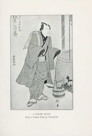 A figure study from a Colour print by Toyokuni