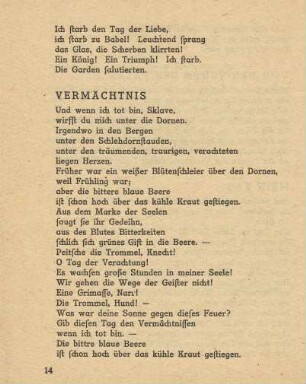 Vermächtnis