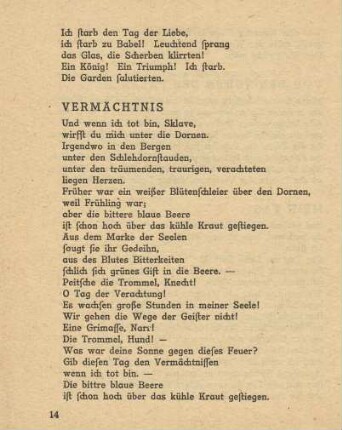 Vermächtnis