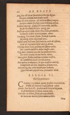 Elegia VI.