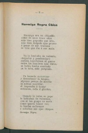 Hormiga Negra chico