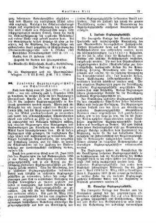 Laufende Ergänzungszuschüsse an Schulverbände : [Amtlicher Teil]