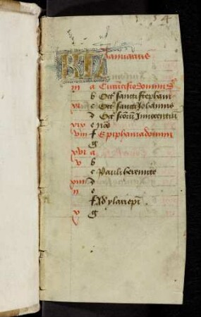 1r-12v Calendarium