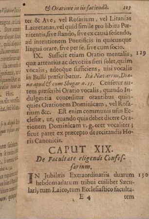 Caput XIX. De Facultate eligendi Confessarium.
