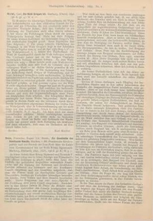 49-52 [Rezension] Bess, Bernh., Zur Geschichte des Konstanzer Konzils. Studien. 1. Bd. Frankreichs Kirchenpolitik und der Prozeß des Jean Petit über die Lehre vom Tyrannenmord bis zur Reife König Sigismunds