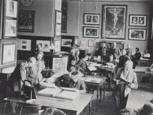 Studiensaal des Dresdner Kupferstichkabinetts