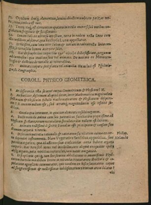 Coroll. Physico Geometrica.