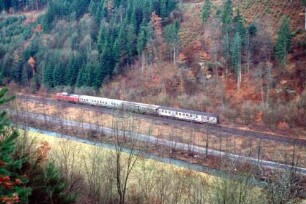 Wildberg Lok 215 097 E PF-Eutingen B4yg-Wagen Bnb-Wagen