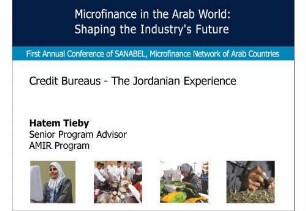 Credit bureaus : the Jordanian experience