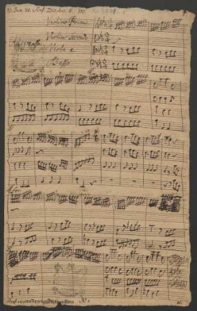 Sinfonien; strings; Es-Dur; CSWV B:7