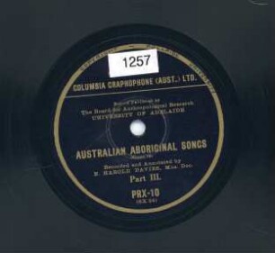 Titel A: Australien Aboriginal Songs Titel B: Australien Aboriginal Songs