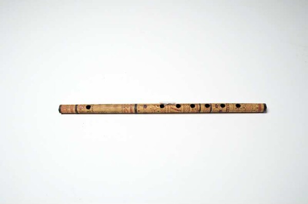 open transverse flute with finger holes