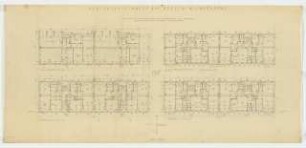 Wohnhäuser Koblenzer Straße 4, 4A, 5, Berlin-Wilmersdorf: Grundrisse 1:100
