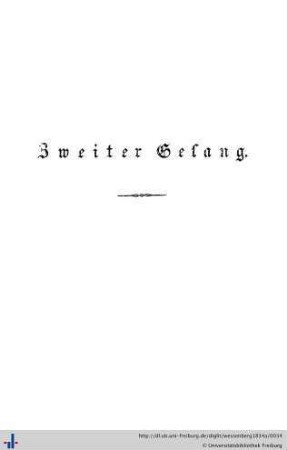 Zweiter Gesang