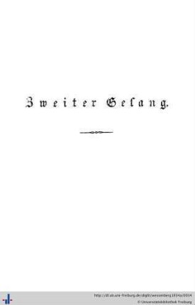 Zweiter Gesang
