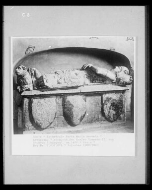 Grabmal des Grafen Tommason II. von Savoyen