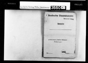 Glückwunschschreiben des Staatspräsidenten zum 90. Geburtstag und zur Goldenen Hochzeit