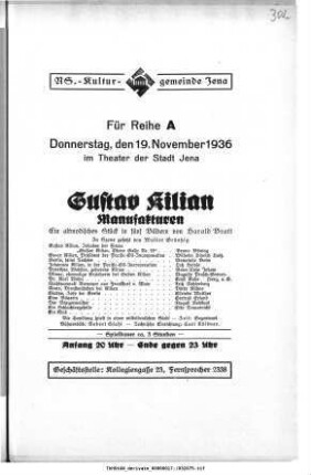 Gustav Kilian Manufakturen