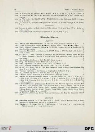 Römische Münzen (Nr. 1944-2067)