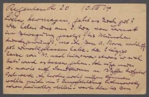 Brief von Georg Kolbe an Hermann Schmitt