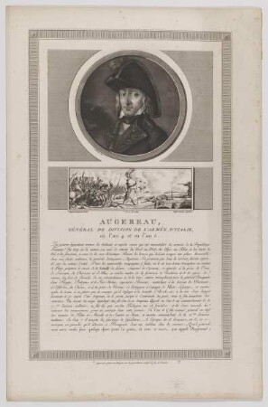 Bildnis des Pierre François Charles d' Augereau