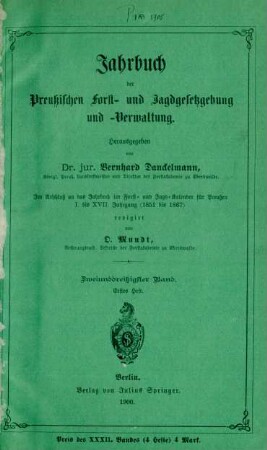 Erstes - viertes Heft