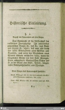 Historische Einleitung