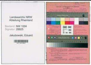 Entnazifizierung Eduard Jakubowski , geb. 17.09.1920 (Arbeiter)