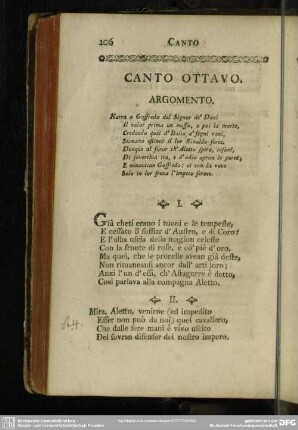 Canto Ottavo