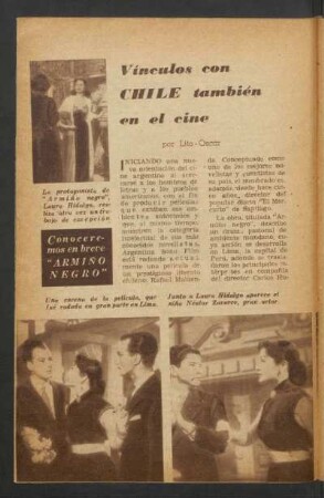 Vínculos con Chile también en el cine
