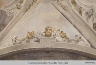 Flora und Hymenaios, Quadraturmalerei
