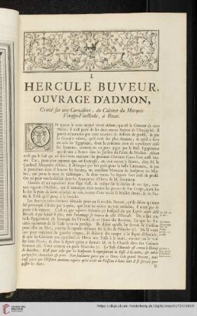 [Gemmæ Antiquæ Cælatæ No. I - No. LXX]