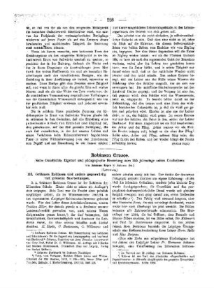 Robinson Crusoe : (Fortsetzung)