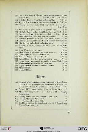Bücher (Nr. 1008-1028)