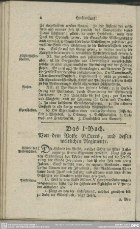Universalhistorie [erster Teil]