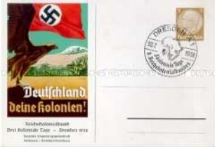 Postkarte des Reichskolonialbundes
