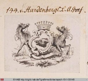 Wappen des Carl Ludwig August von Hardenberg