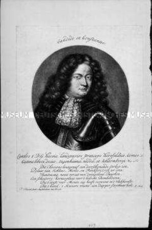 Porträt Karl I., Landgraf von Hessen-Kassel (Folge europäischer Herrscher)