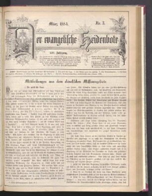 März 1884. Nr. 3