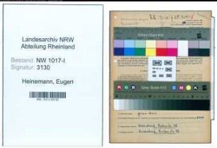 Entnazifizierung Eugen Heinemann , geb. 08.10.1913 (Friseurmeister)