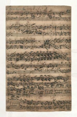 Konzerte. Fragmente; cemb (4), strings, bc; a-Moll; BWV 1065