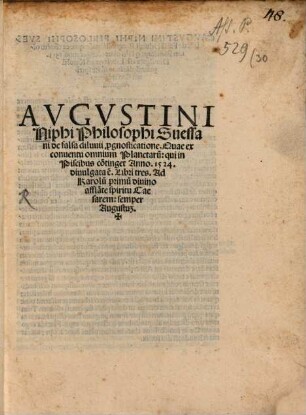 De falsa diluvii prognosticatione : libri tres